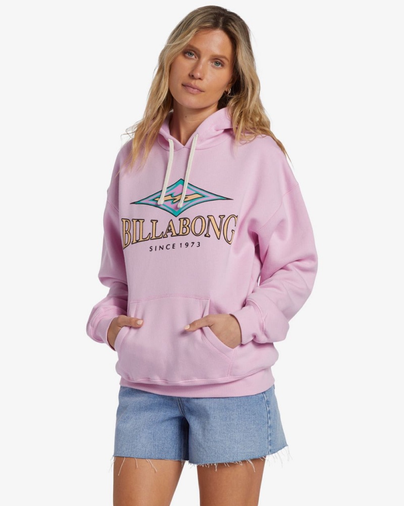 Lilac Smoke Women's Billabong Dawn Patrol Sweatshirt | 608714NKT