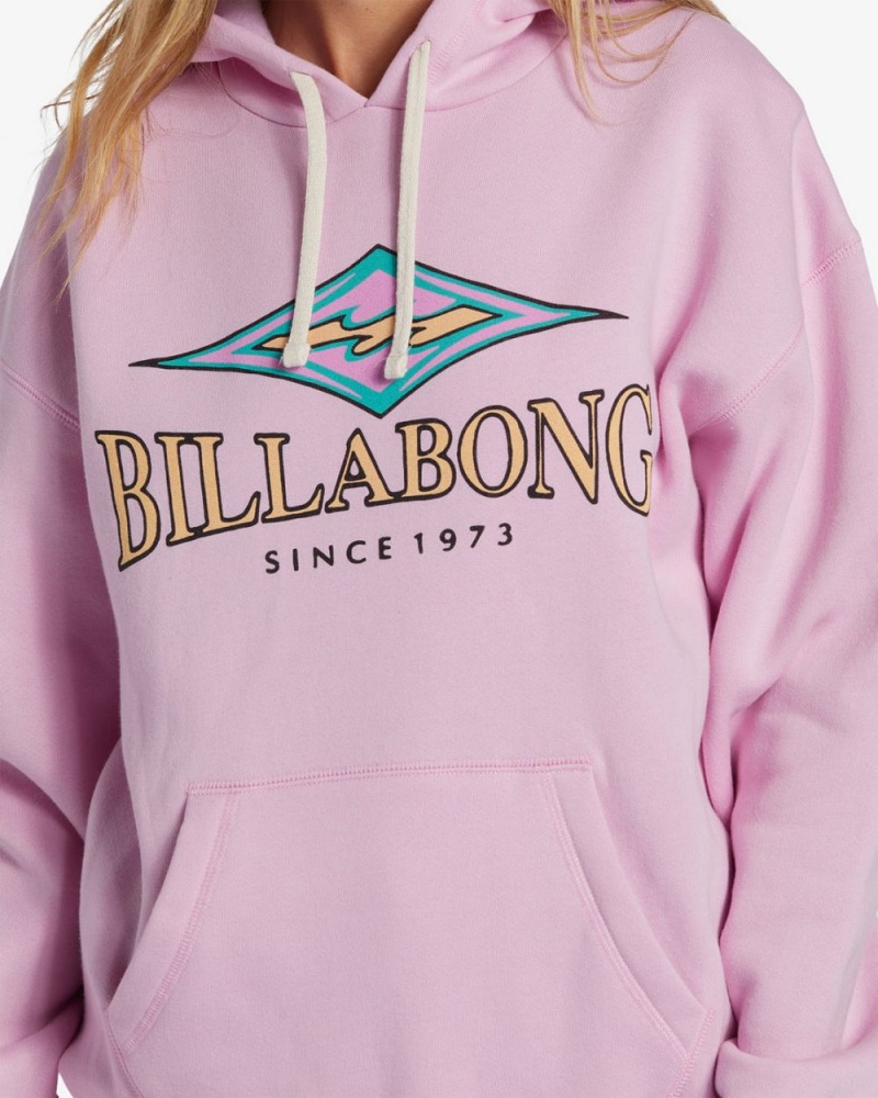 Lilac Smoke Women's Billabong Dawn Patrol Sweatshirt | 608714NKT