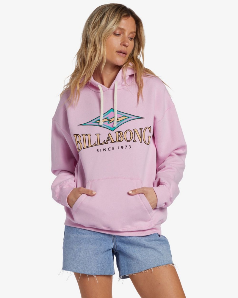 Lilac Smoke Women\'s Billabong Dawn Patrol Sweatshirt | 608714NKT