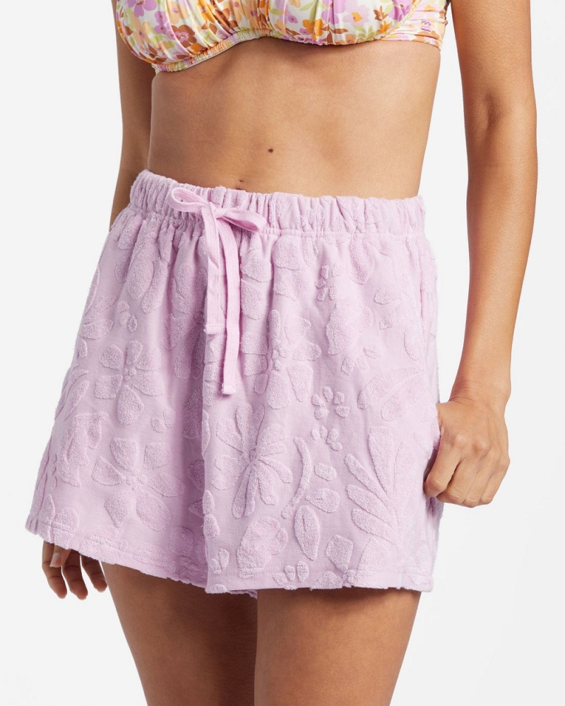 Lilac Smoke Women's Billabong Loosen Up Shorts | 914806QUW