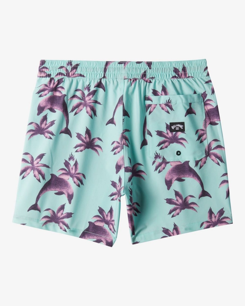 Mint Men's Billabong Good Times Layback Volleys Shorts | 803571RPG