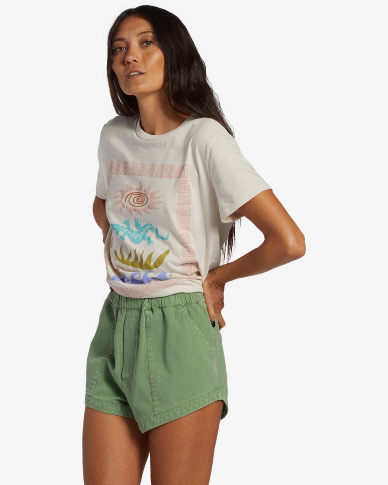 Mint Women's Billabong A/Div Safari Shorts | 618029PUD