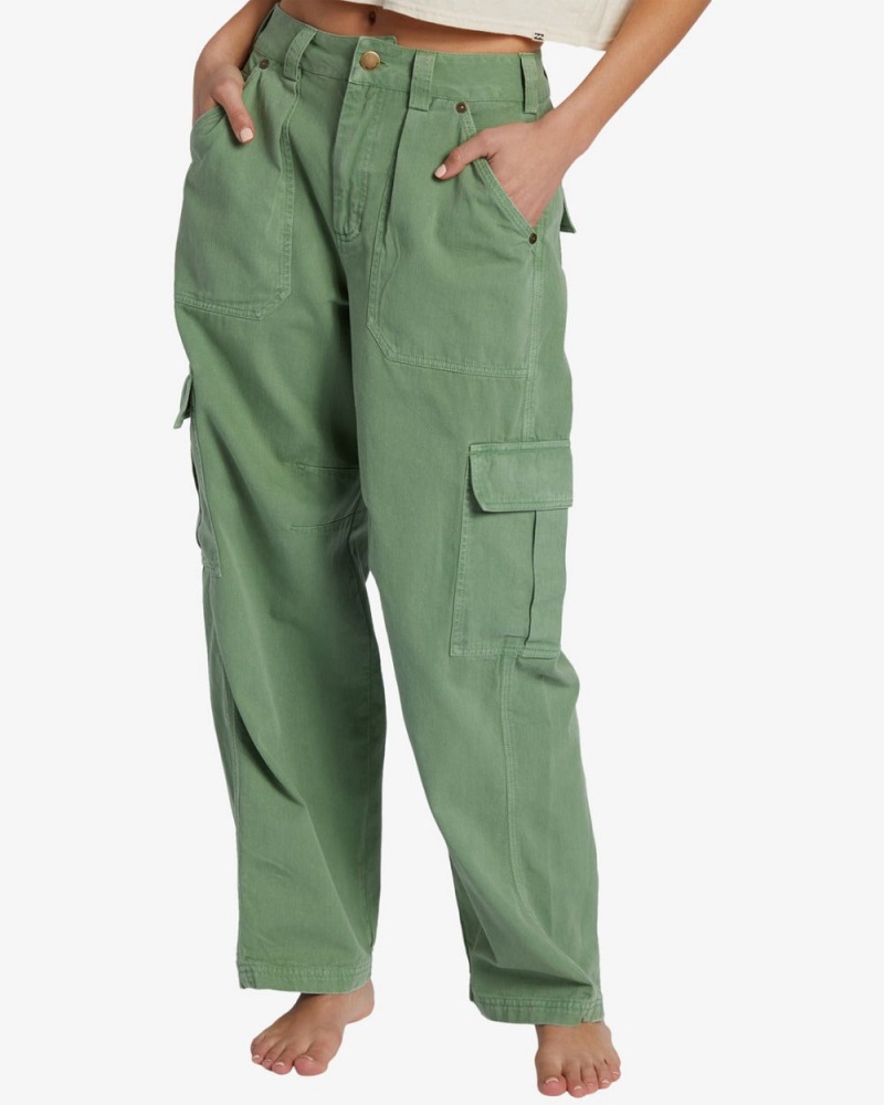 Mint Women's Billabong Walk Along Pants | 203897MLQ