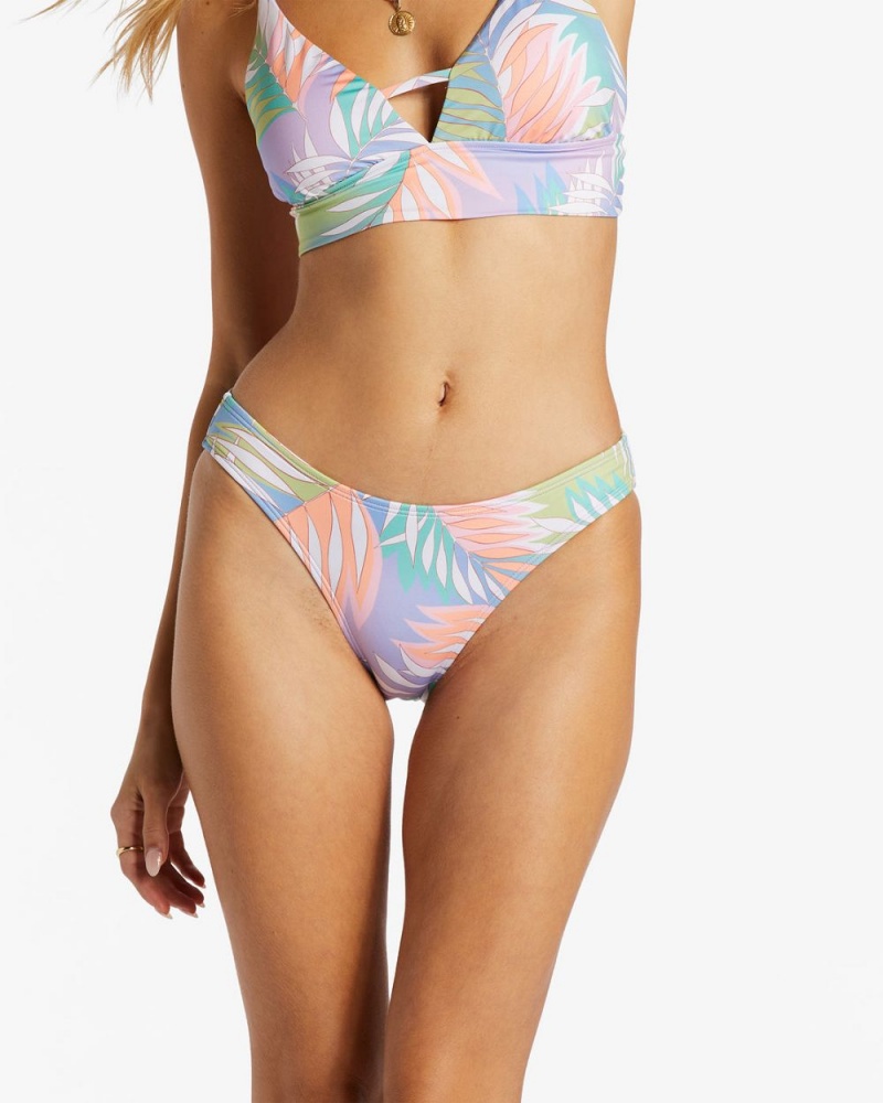 Multi Women's Billabong Sweet Side Of Paradise Lowrider Bikini Bottoms | 531492RUL