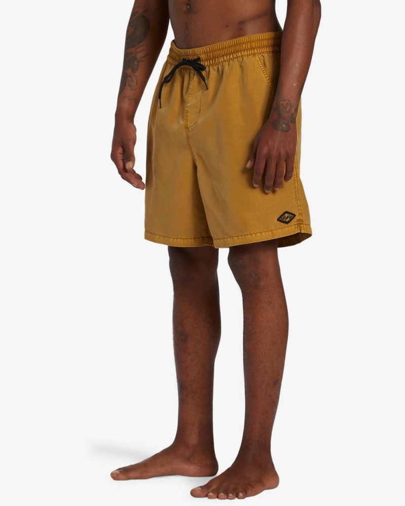 Mustard Men's Billabong All Day Overdyed Layback 17