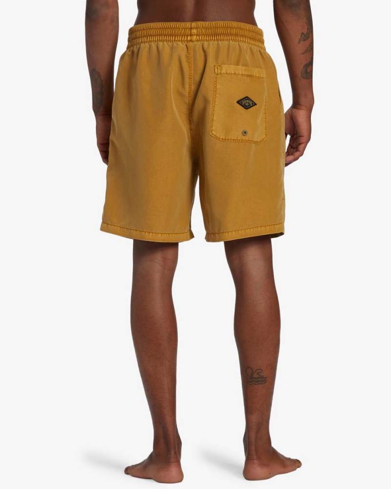 Mustard Men's Billabong All Day Overdyed Layback 17