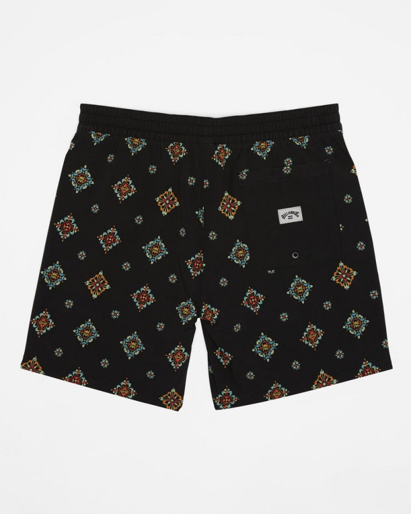 Navy Men's Billabong Good Times Layback Volleys Shorts | 519862JUV