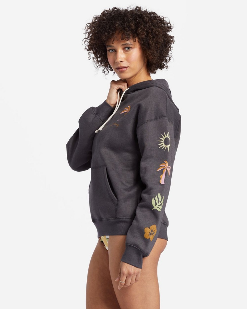 Off Black Women's Billabong Best Coast Sweatshirt | 042819QXY