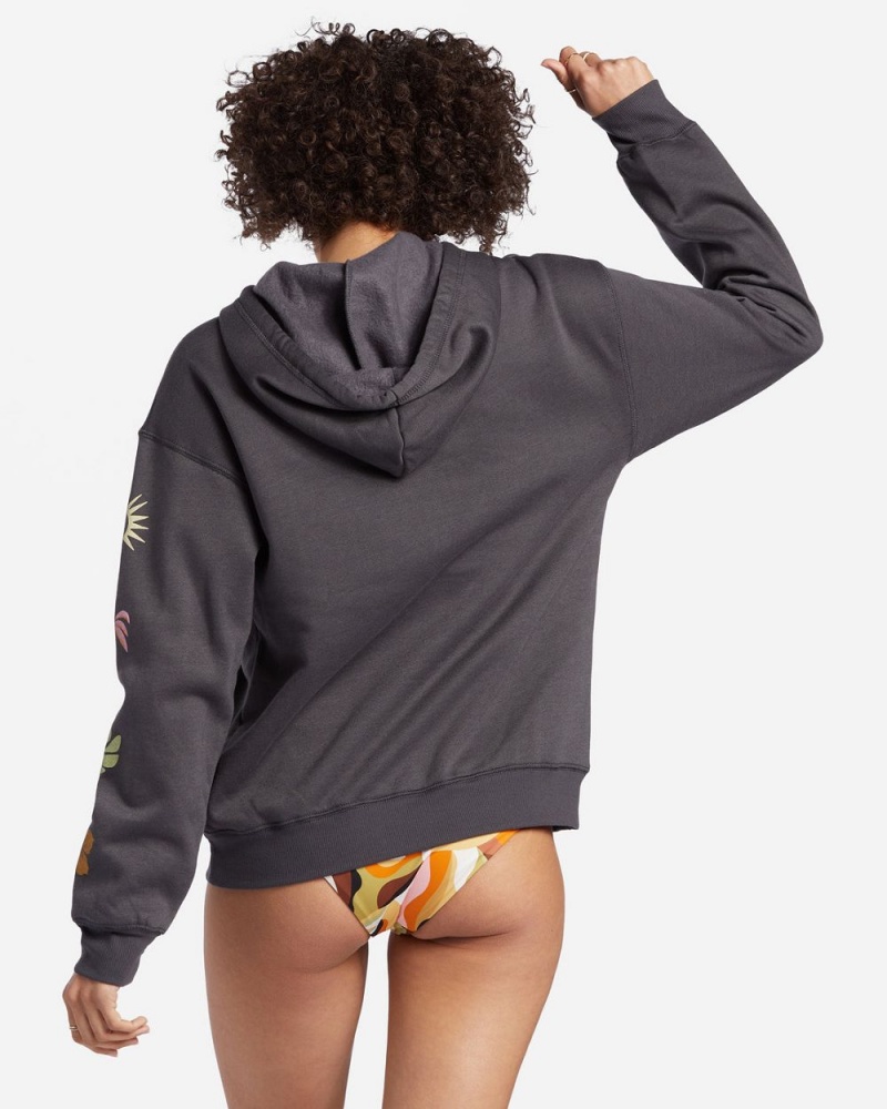 Off Black Women's Billabong Best Coast Sweatshirt | 042819QXY