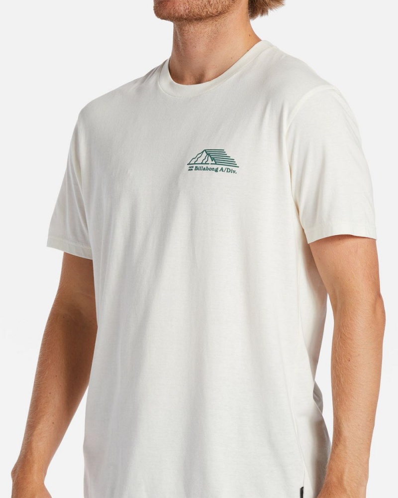 Off White Men's Billabong A/Div Run Club T-Shirt | 510627GLW