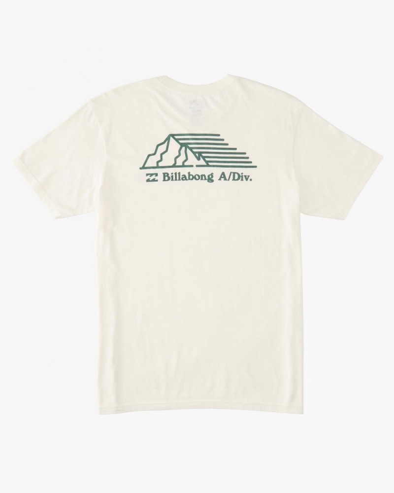 Off White Men's Billabong A/Div Run Club T-Shirt | 510627GLW