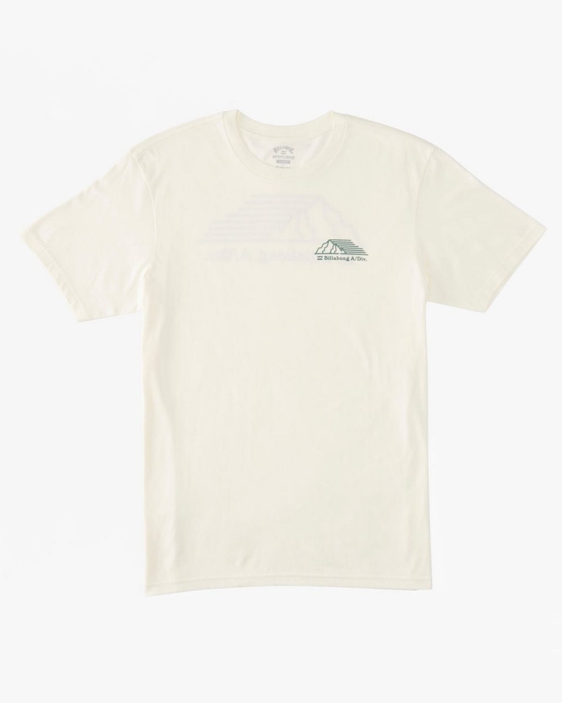 Off White Men's Billabong A/Div Run Club T-Shirt | 510627GLW