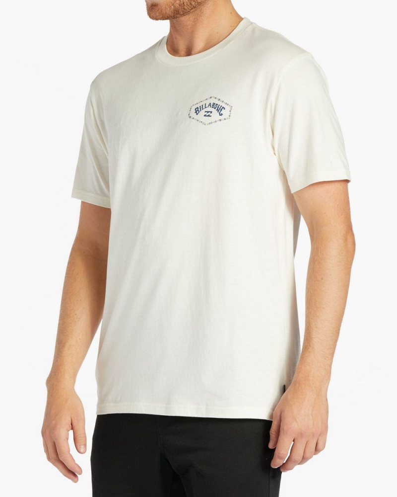 Off White Men's Billabong Exit Arch Short Sleeve T-Shirt | 709436CVS