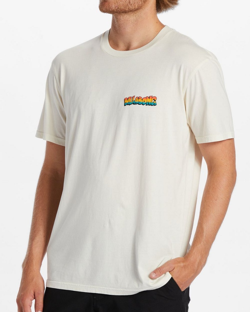 Off White Men's Billabong Jay Bay T-Shirt | 018267IJX