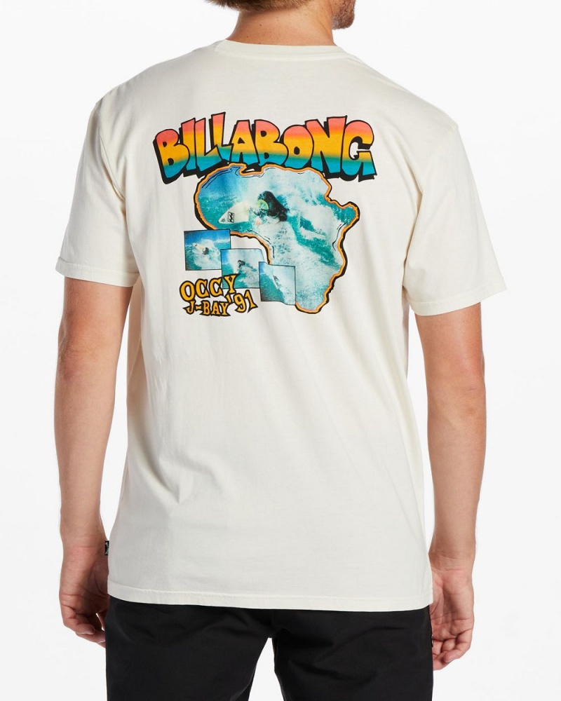 Off White Men's Billabong Jay Bay T-Shirt | 018267IJX