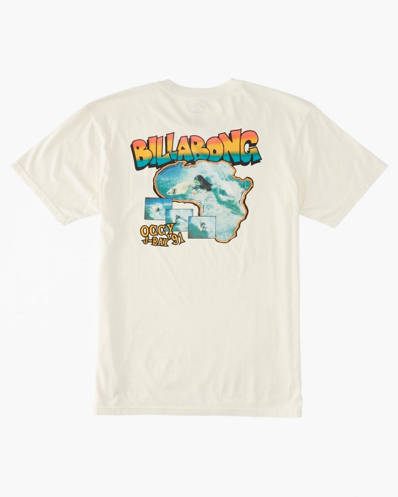 Off White Men's Billabong Jay Bay T-Shirt | 018267IJX