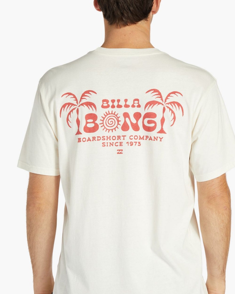 Off White Men's Billabong Lounge Short Sleeve T-Shirt | 531749REL