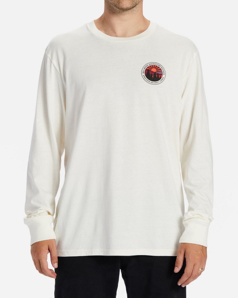 Off White Men\'s Billabong Rockies Long Sleeve T-Shirt | 278145YFX