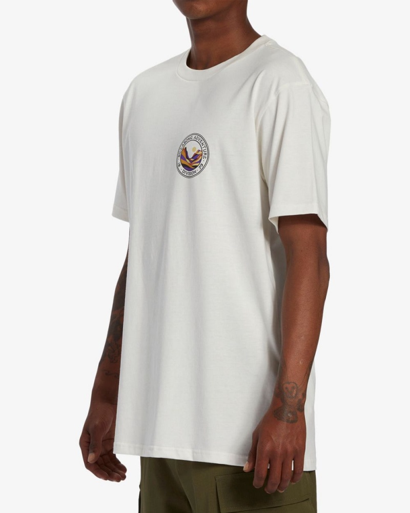 Off White Men's Billabong Rockies Short Sleeve T-Shirt | 608397PLF