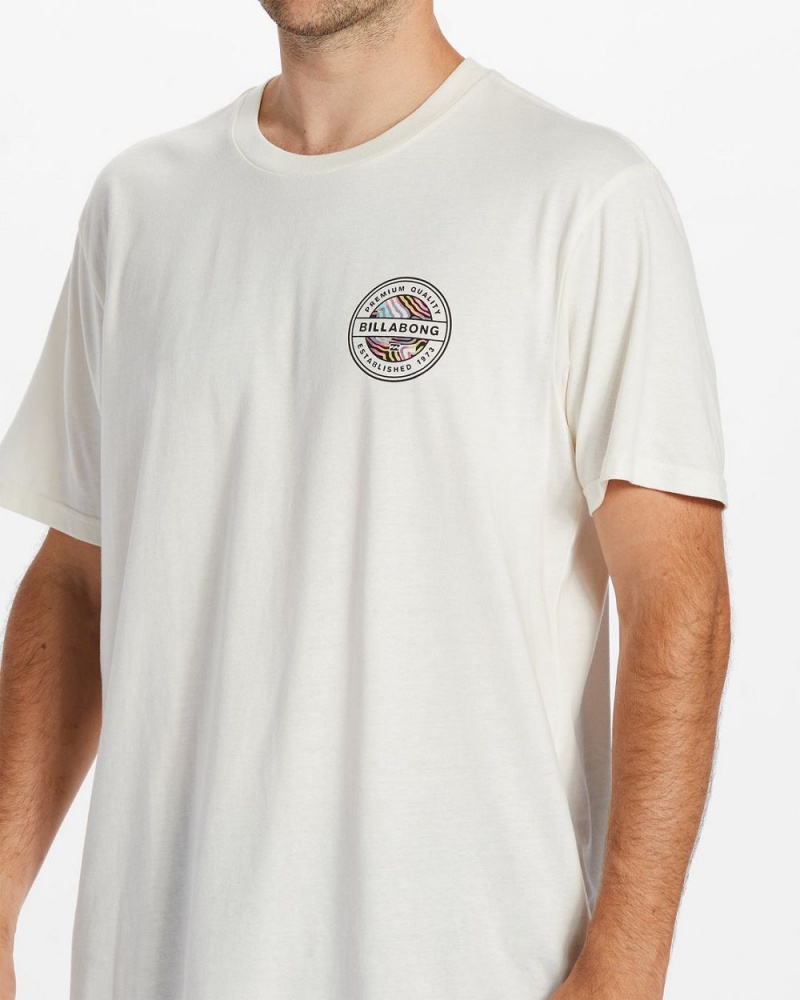 Off White Men's Billabong Rotor T-Shirt | 452761SRG