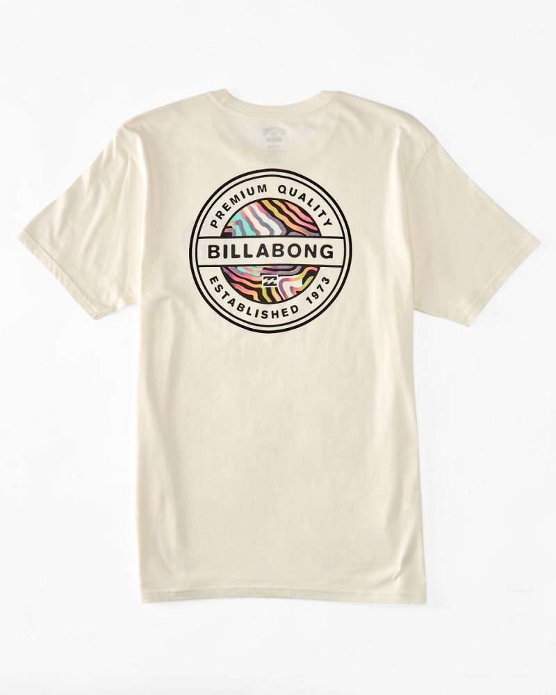 Off White Men's Billabong Rotor T-Shirt | 452761SRG