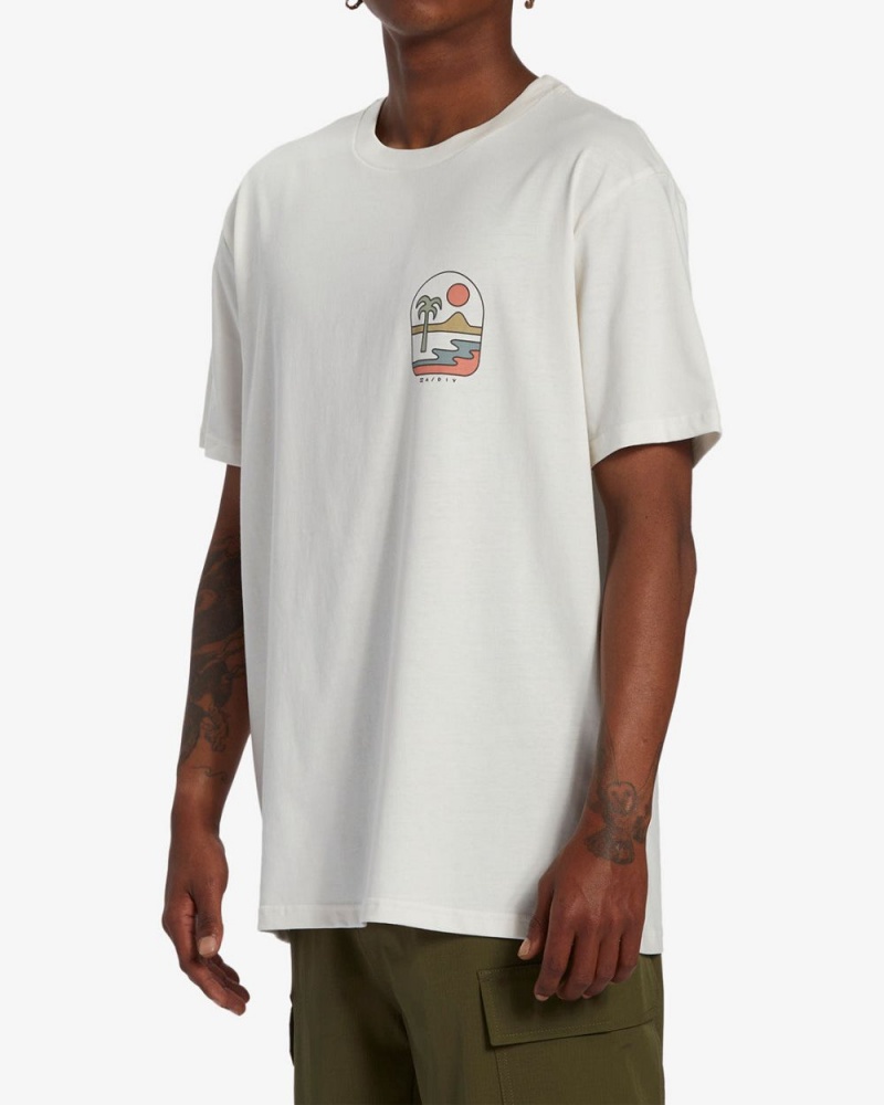 Off White Men's Billabong Sands Short Sleeve T-Shirt | 215763RMG