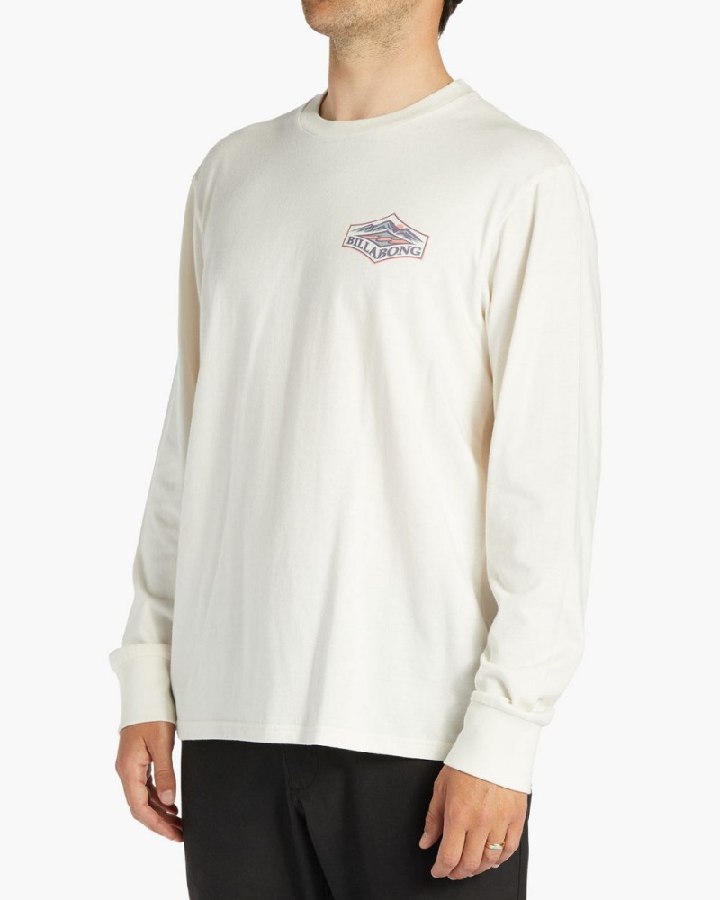 Off White Men's Billabong Summit Long Sleeve T-Shirt | 560324OBX