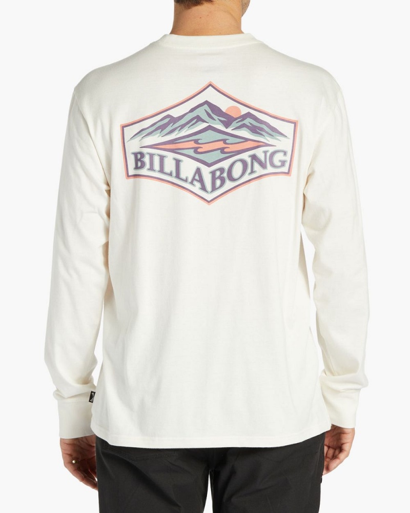 Off White Men's Billabong Summit Long Sleeve T-Shirt | 560324OBX