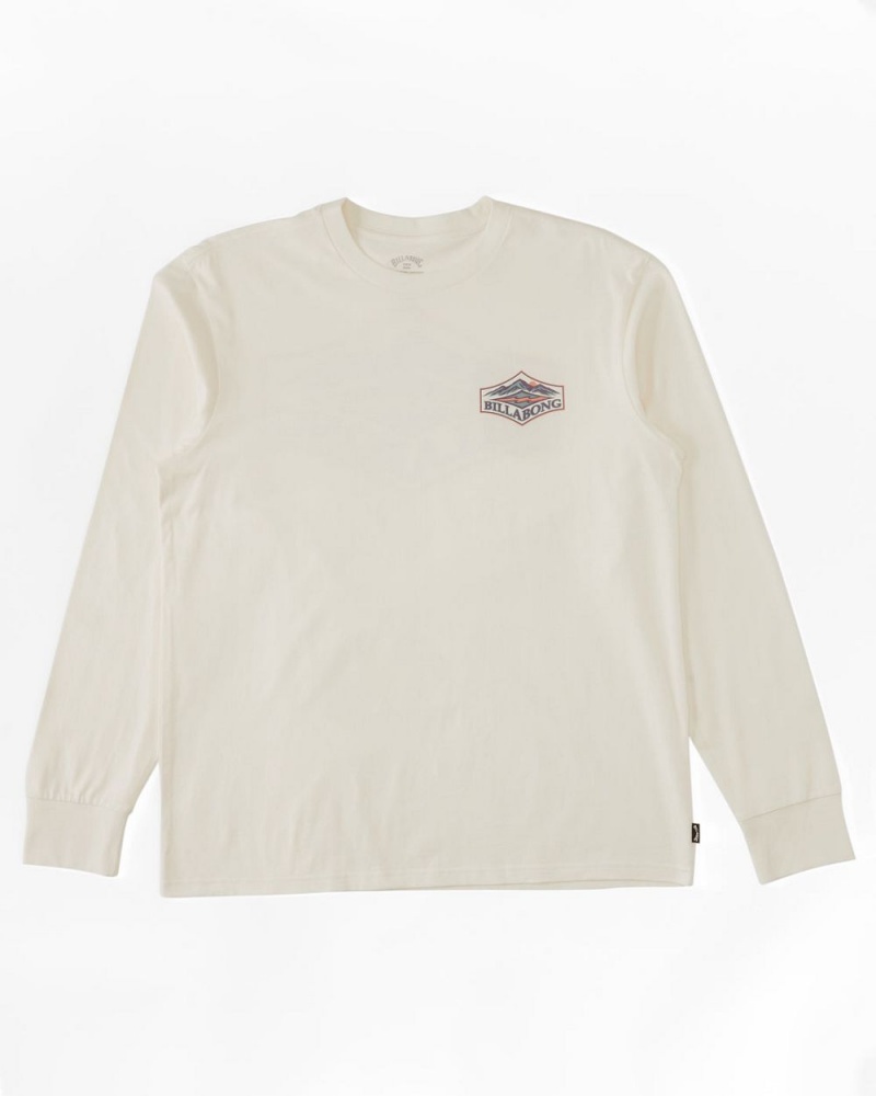 Off White Men's Billabong Summit Long Sleeve T-Shirt | 560324OBX