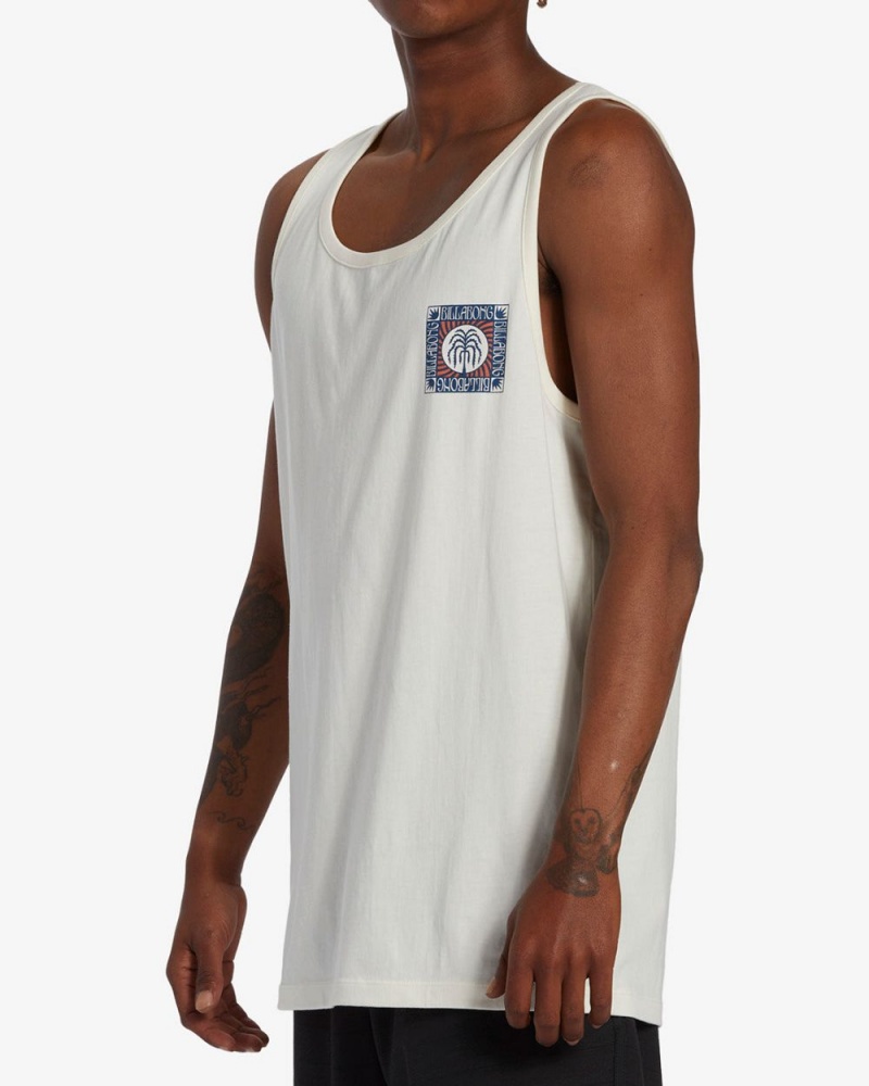 Off White Men's Billabong Troppo Tanks | 037592JTG