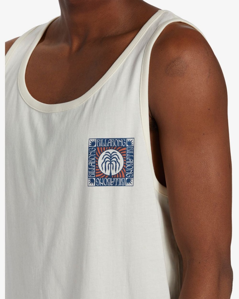 Off White Men's Billabong Troppo Tanks | 037592JTG