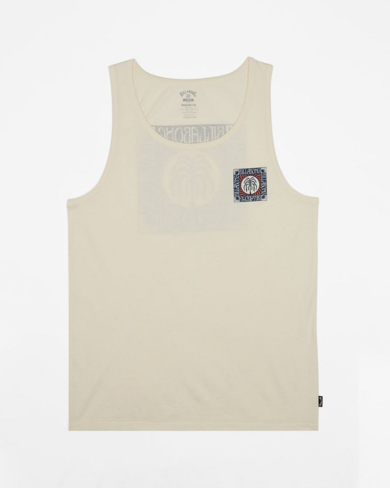 Off White Men's Billabong Troppo Tanks | 037592JTG