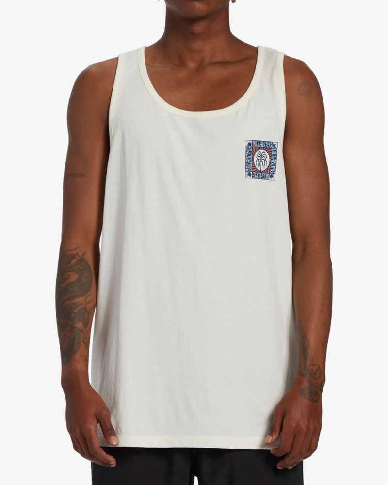 Off White Men\'s Billabong Troppo Tanks | 037592JTG