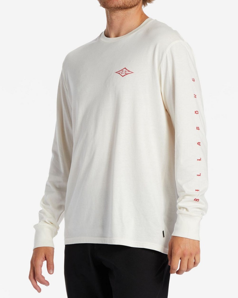 Off White Men's Billabong Unity Long Sleeve T-Shirt | 045921IFR