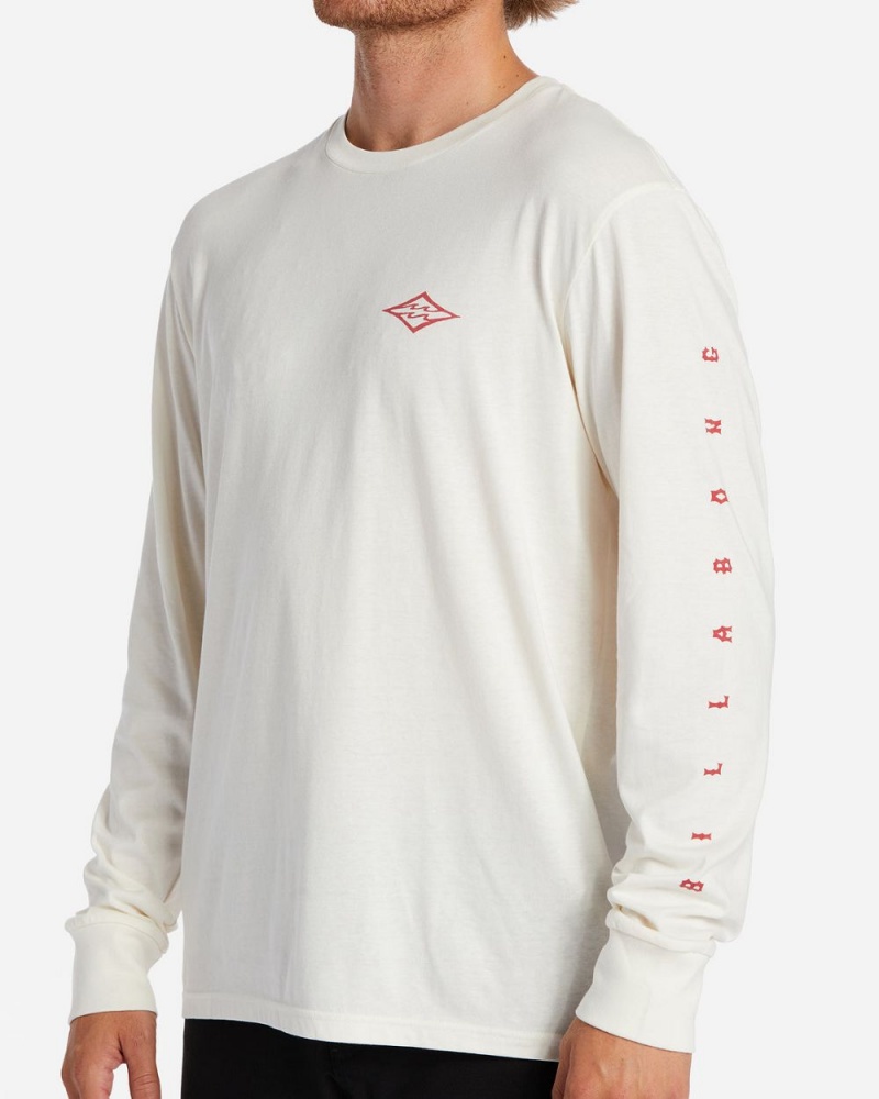 Off White Men's Billabong Unity Long Sleeve T-Shirt | 045921IFR