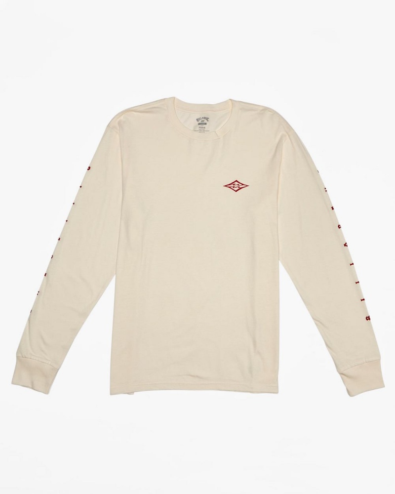 Off White Men's Billabong Unity Long Sleeve T-Shirt | 045921IFR