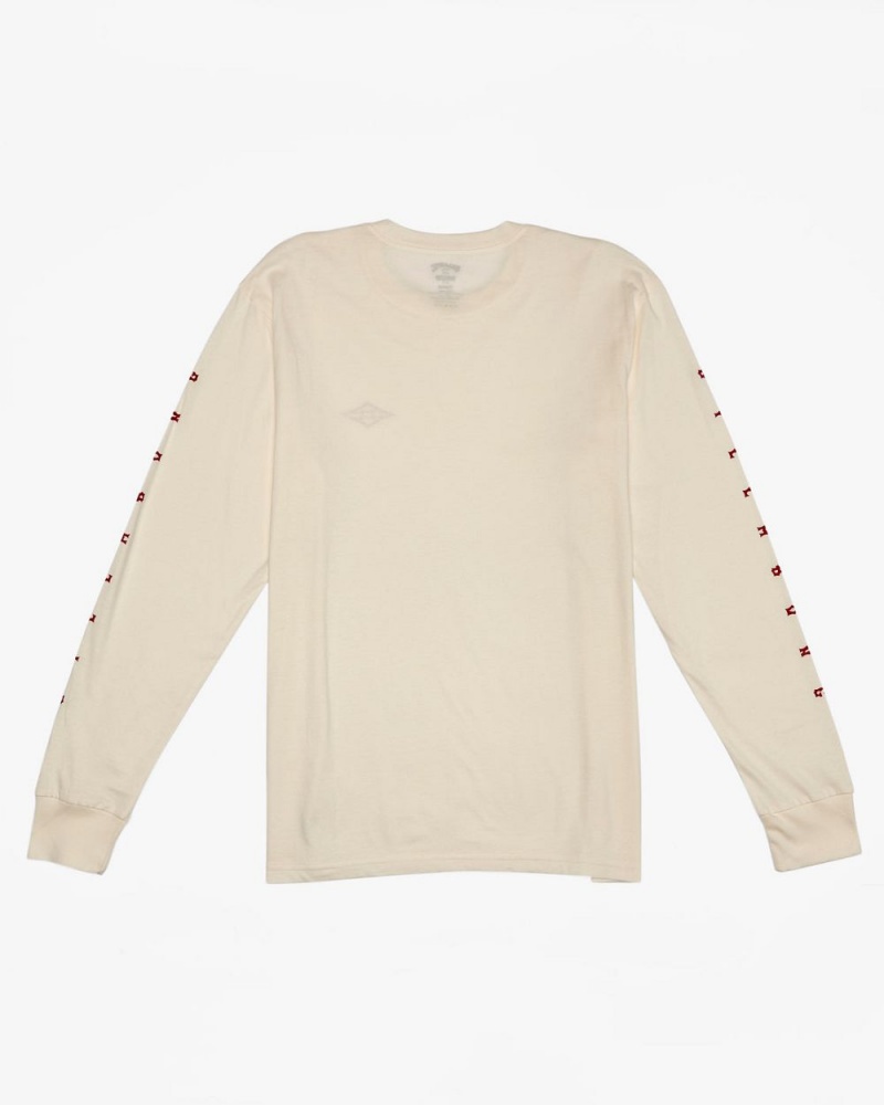 Off White Men's Billabong Unity Long Sleeve T-Shirt | 045921IFR