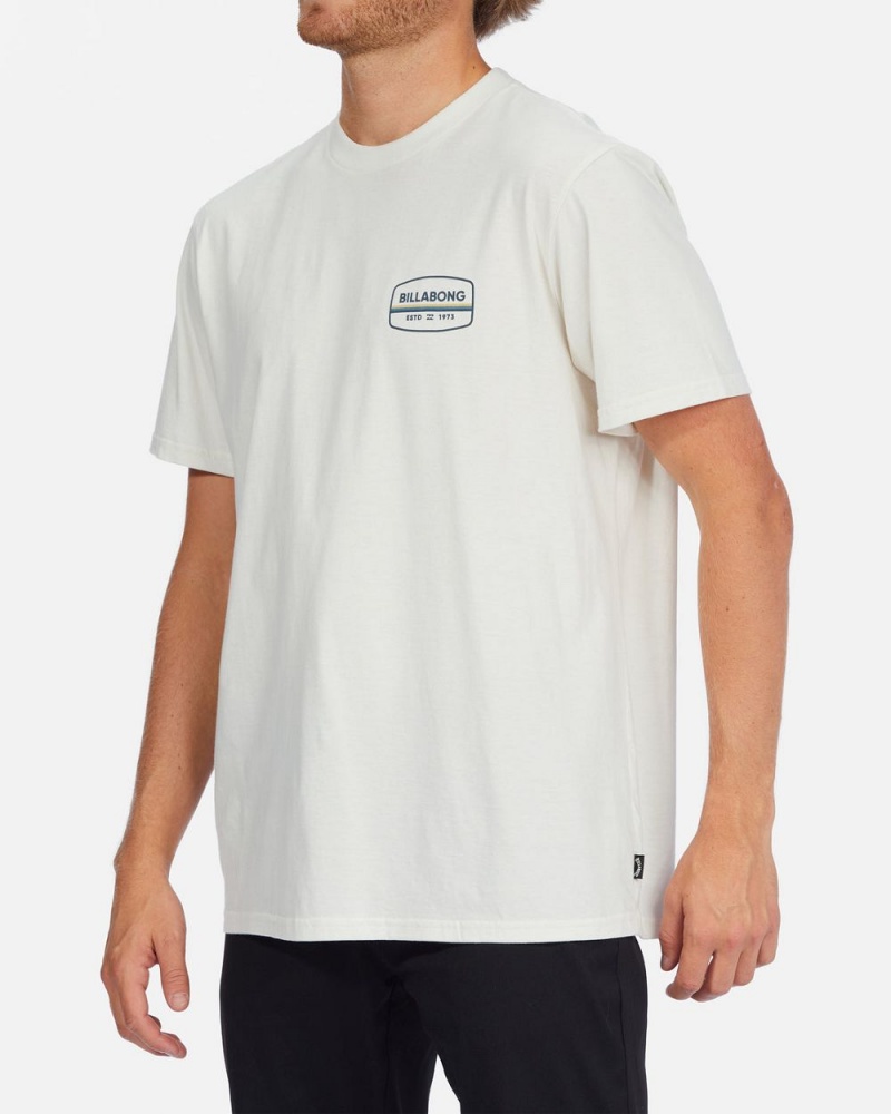 Off White Men's Billabong Walled Short Sleeve T-Shirt | 975413XAM