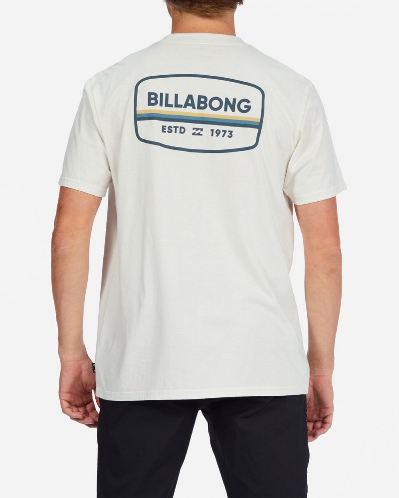 Off White Men's Billabong Walled Short Sleeve T-Shirt | 975413XAM