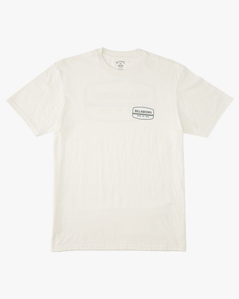 Off White Men's Billabong Walled Short Sleeve T-Shirt | 975413XAM