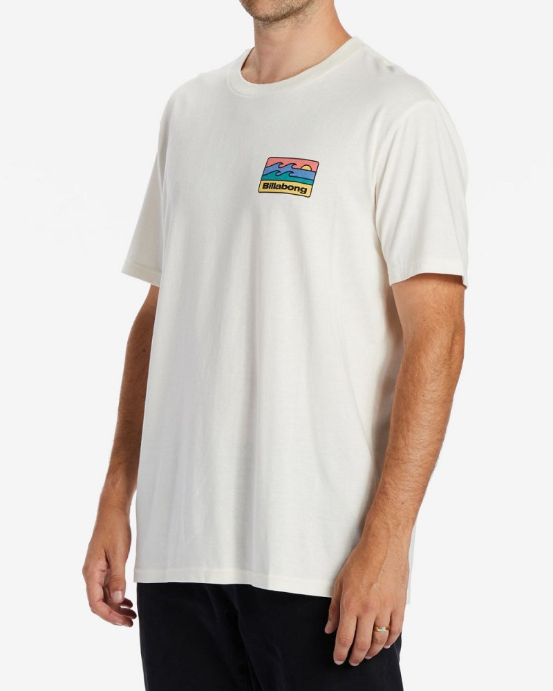 Off White Men's Billabong Walled T-Shirt | 645783AJP