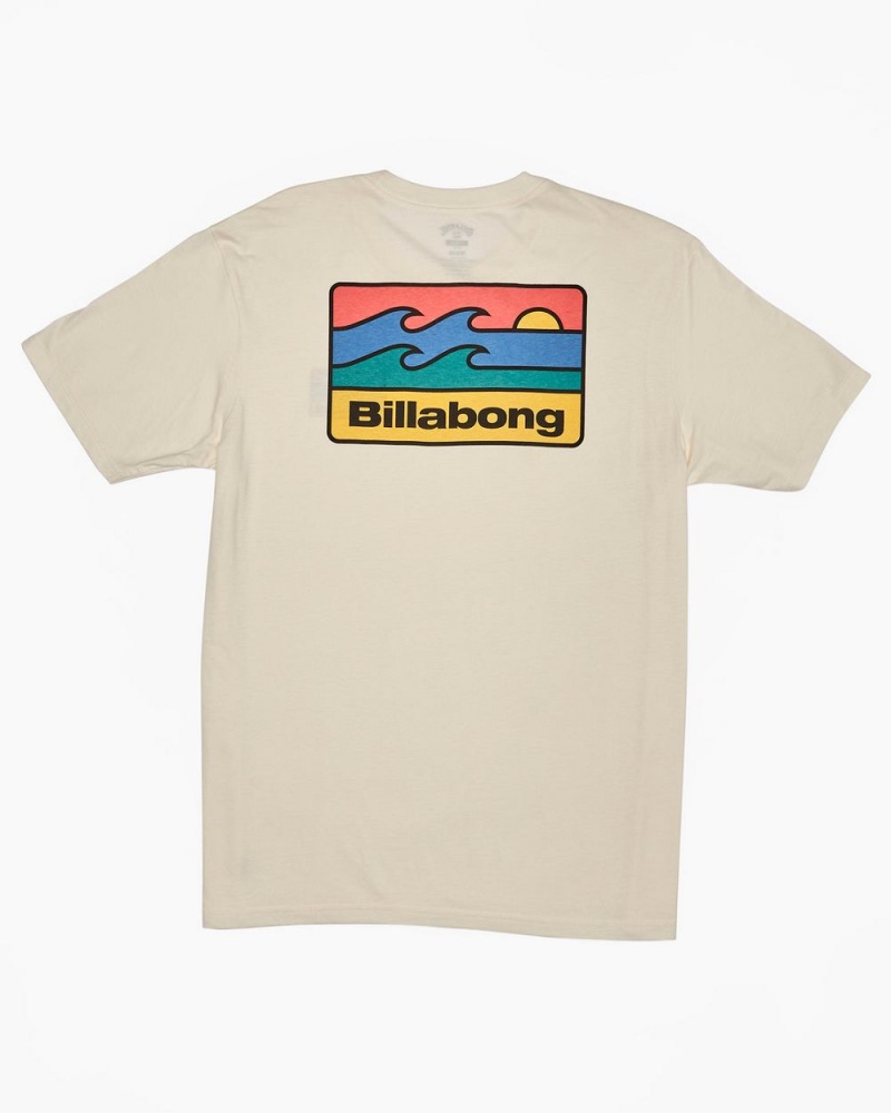 Off White Men's Billabong Walled T-Shirt | 645783AJP