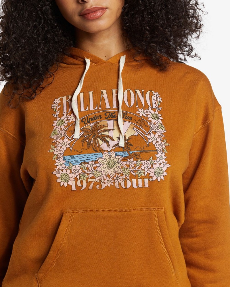 Olive Women's Billabong Sunset And Vibes Sweatshirt | 571260JON