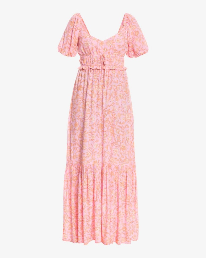 Pink Trails Women's Billabong Sweet On You Maxi Dress | 618094USL