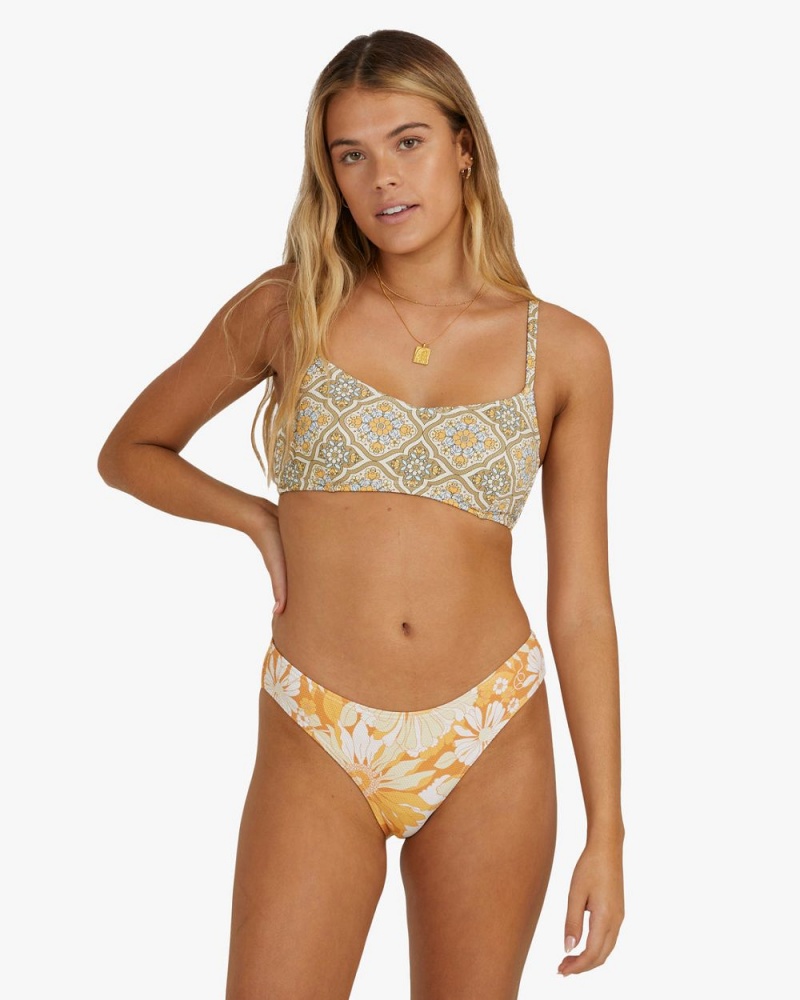 Rust Women's Billabong Dalilah Bondi Bikini Bottoms | 813267QAW