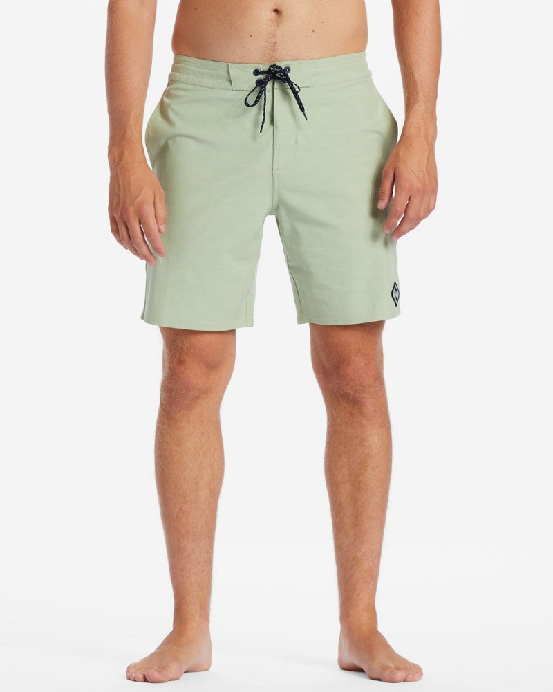 Sage Men's Billabong All Day Volleys Shorts | 890162OBX