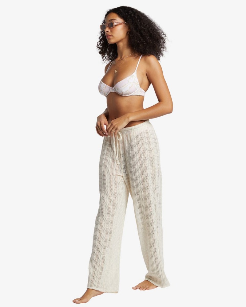 Salt Crystal Women's Billabong Largo Beach Pant Cover Up Pants | 920381GVA