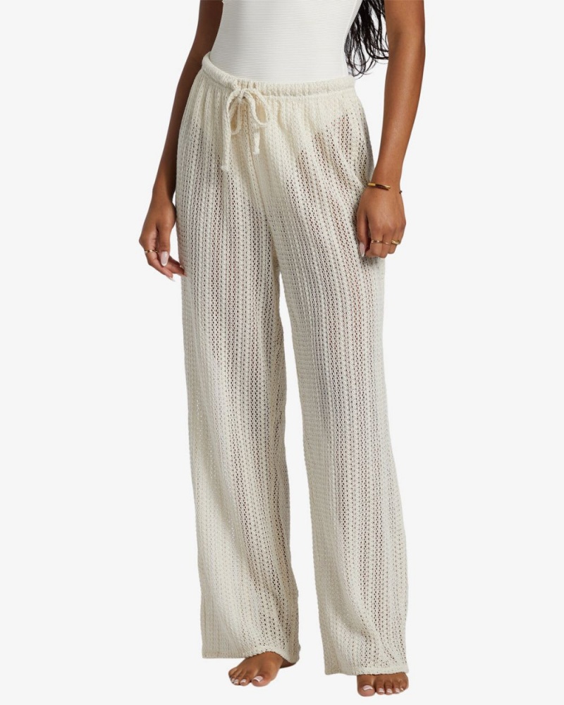 Salt Crystal Women's Billabong Largo Beach Pant Cover Up Pants | 920381GVA