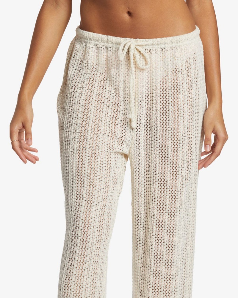 Salt Crystal Women's Billabong Largo Beach Pant Cover Up Pants | 920381GVA