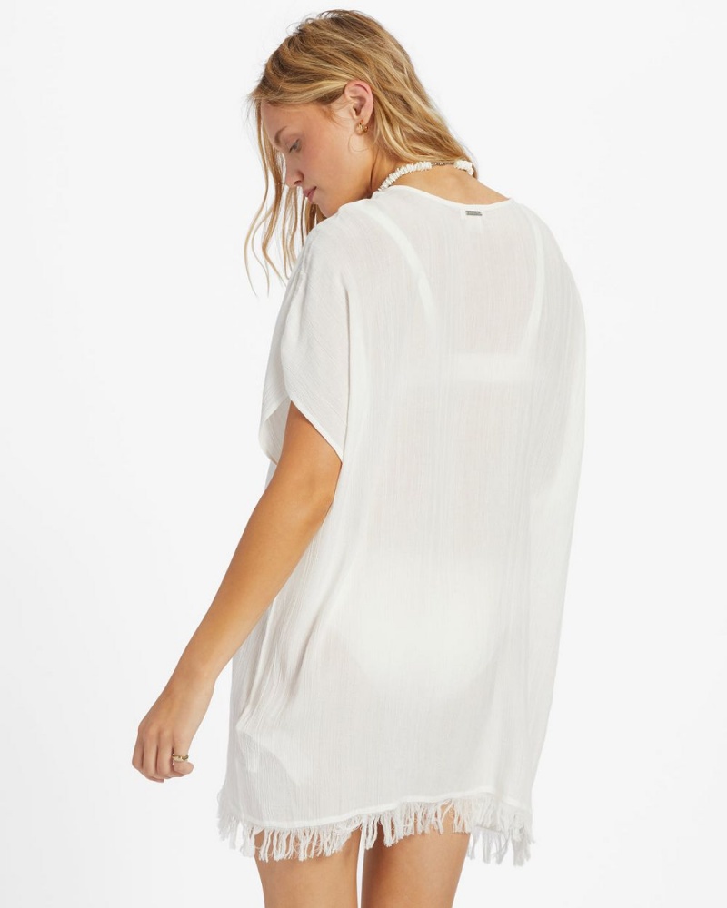 Salt Crystal Women's Billabong Walk Away Tunic Top Dress | 056318OIS